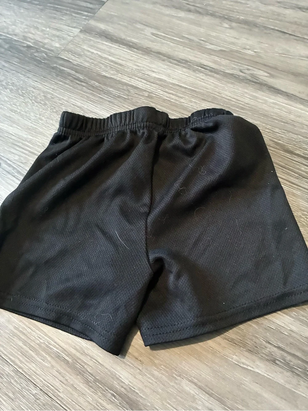 adidas Black Kids Sport Shorts with White Logo